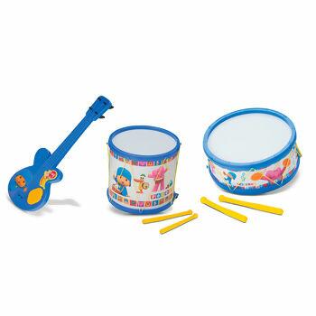 Kit Tambor, Guitarra E Tamborete Pocoyo - Cardoso