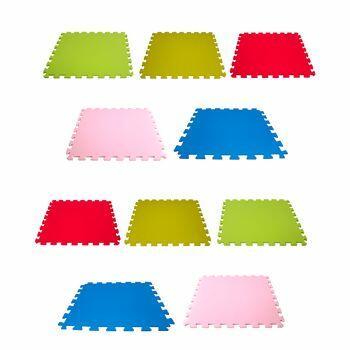 Kit com 10 Tatames Coloridos 10mm