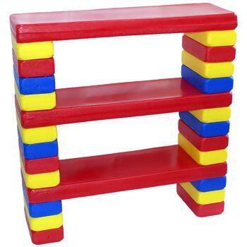 Kit Brick Shelf 25 Pçs Ranni Play