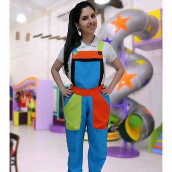 Macacão para Festa Infantil - Azul Turquesa