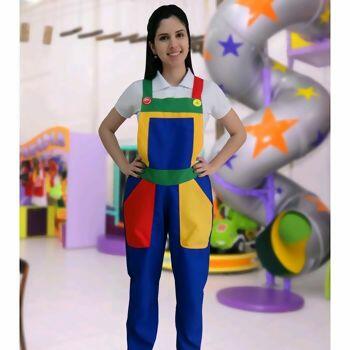 Macacão para Festa Infantil - Azul Royal