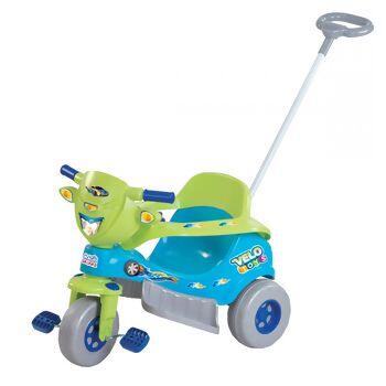 Triciclo Tico-tico VeloToys Azul com Capacete Magic Toys (3720)