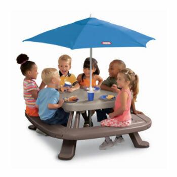 Mesa Picnic com Guarda-Sol Little Tikes