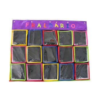 Painel para Fraldário 15 Bolsos