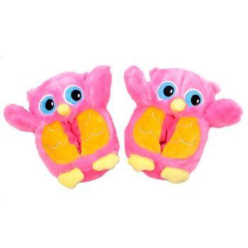 Pantufa Juvenil Coruja Pink Europa (793)