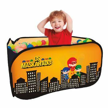 Piscina Infantil com 100 Bolinhas Os Maskarados