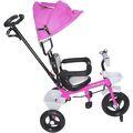 Triciclo Infantil com Capota Rosa Importway (084)