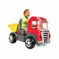 Caminhão Truck Vermelho Pedal com Capacete Magic Toys
