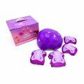 Capacete + Kit de Proteção Violeta