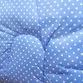 Acolchoado Portátil para Bebê com Mosquiteiro - Azul Pais e Filhos