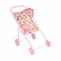 Carrinho de Boneca Simples Rosa - Estampas Sortidas (B6)