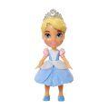 Boneca Mini Princesa Disney Cinderela Vestido Azul