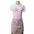Avental de Confeiteiro Rosa Claro com Bolso Docinhos