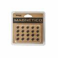 Imã Ferrite Redondo 8mm com 20 Peças - Cortiarte